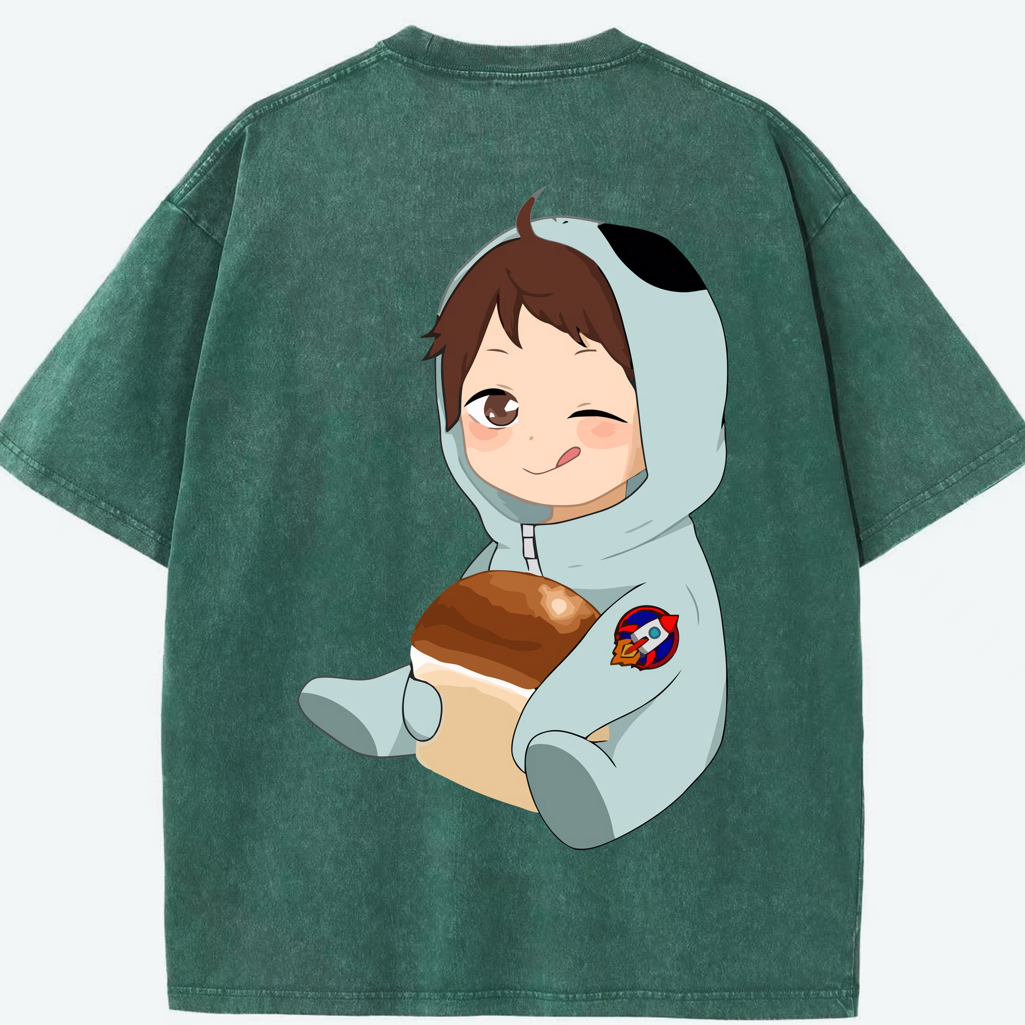 （画像用） ハイキュー!! Haikyu!! 綿100% ヴィンテージ風 半袖Tシャツ（背面プリント）